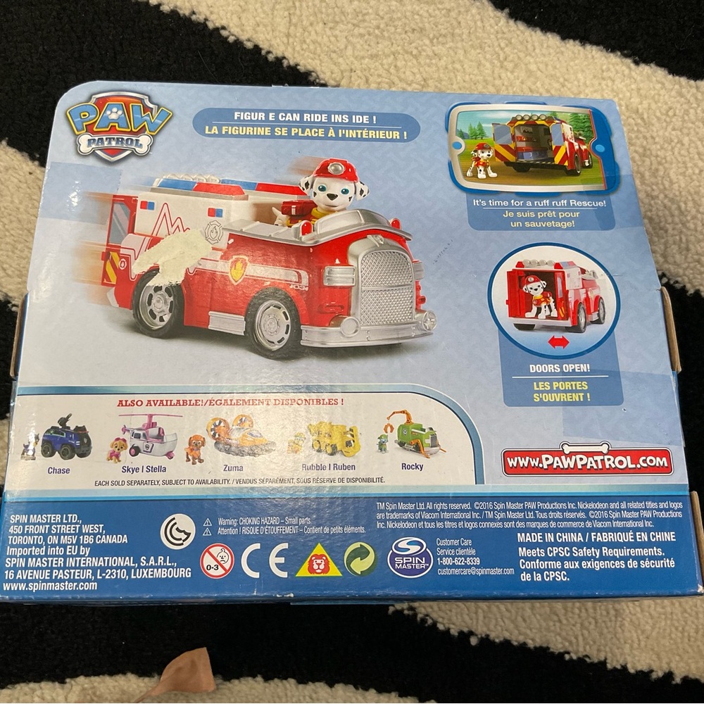 PAW Patrol Marshall Fire Truck Playset - Red and White - Picture 2 of 4